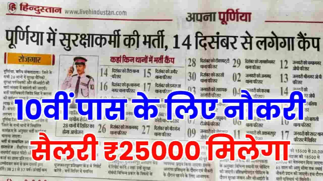 Bihar Police New Bharti 2024